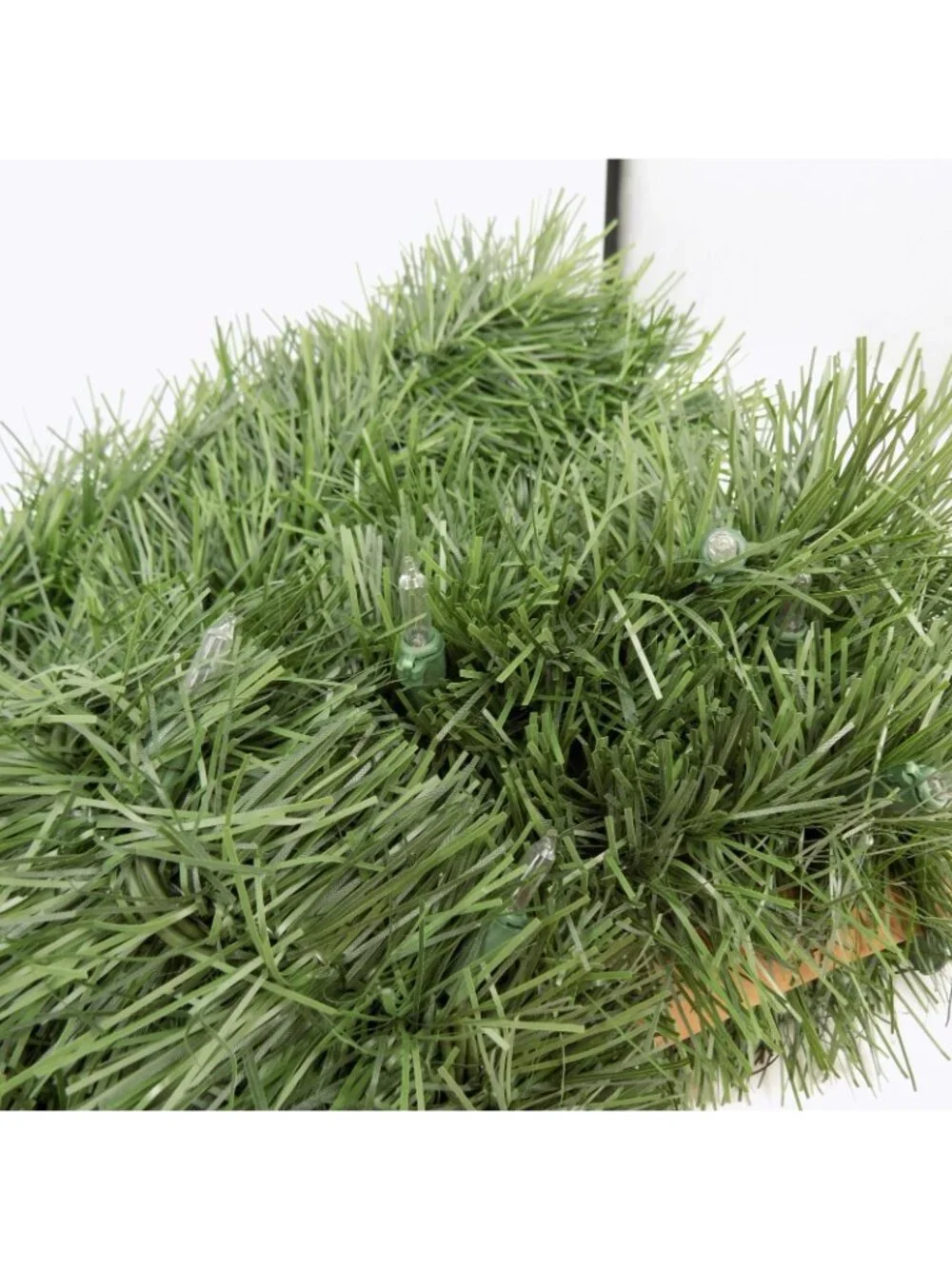 Ashland Pre-Lit Evergreeen Christmas Garland Indoor 12 Feet 50 Lights 120 Volts